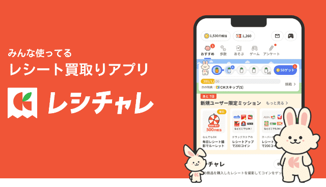 レシチャレのサービス紹介図解