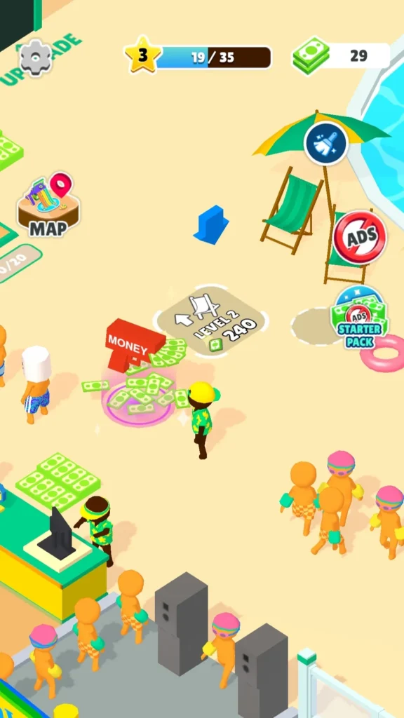 WaterPark Boysのゲーム画面1つ目