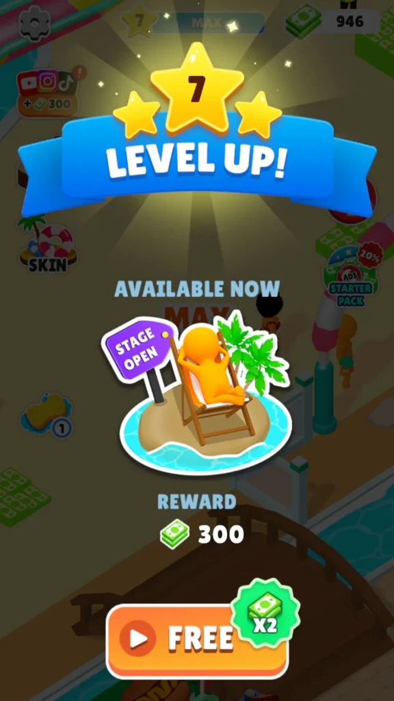 WaterPark Boysのゲーム画面2つ目