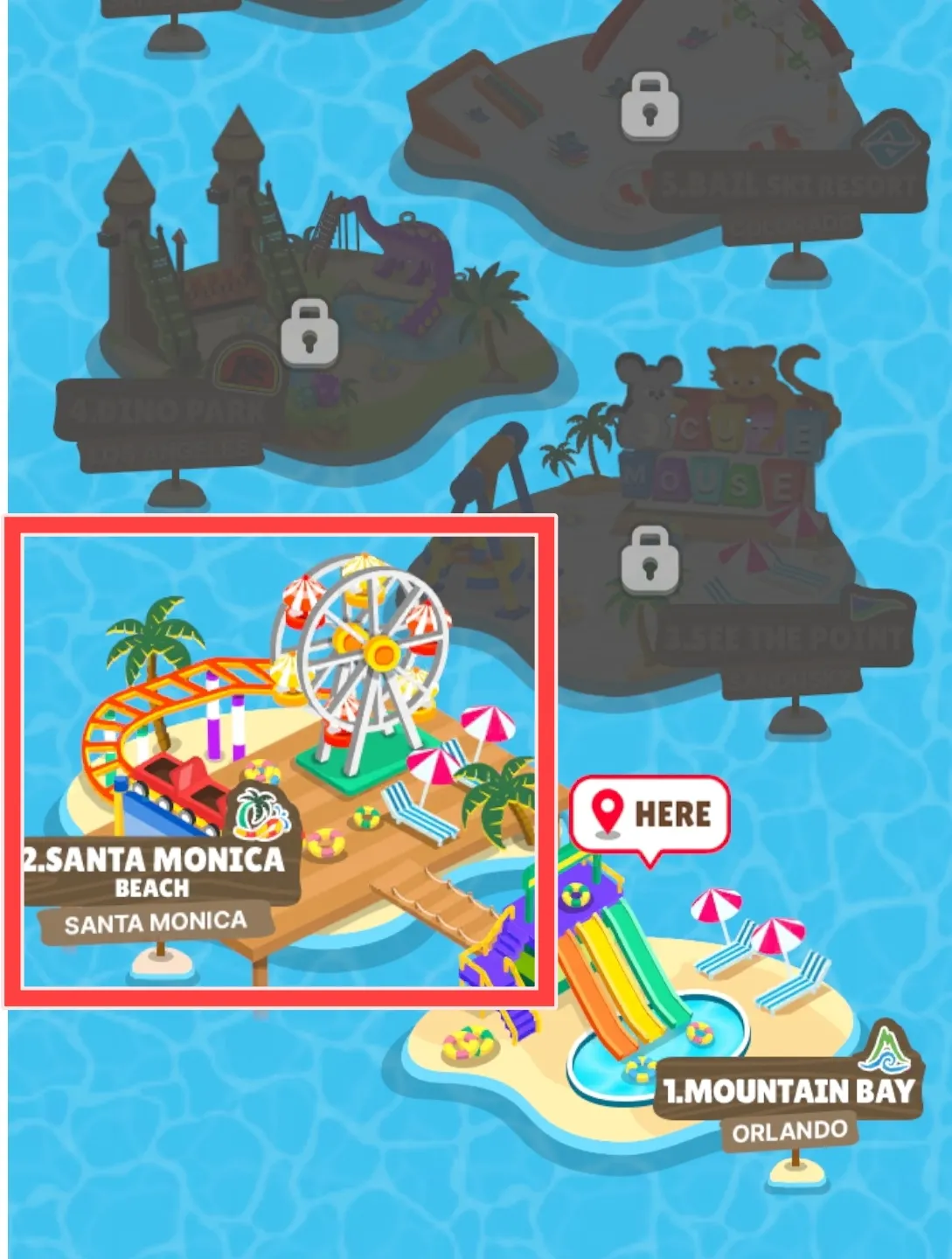 WaterPark Boysのクリア画面