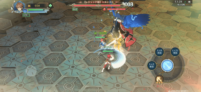 イース6 オンラインの実際のゲーム画面