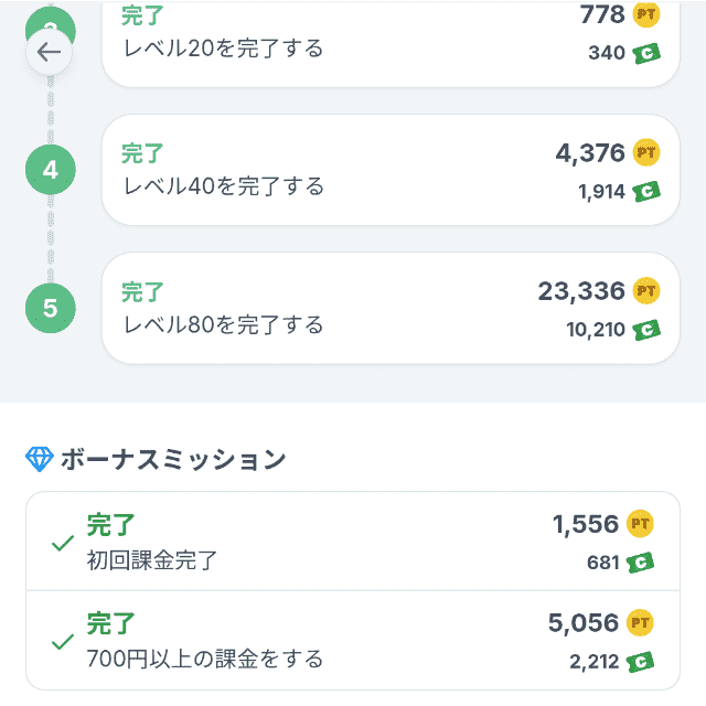 ポイントサイトに掲載されているMonster Legendsの案件画面