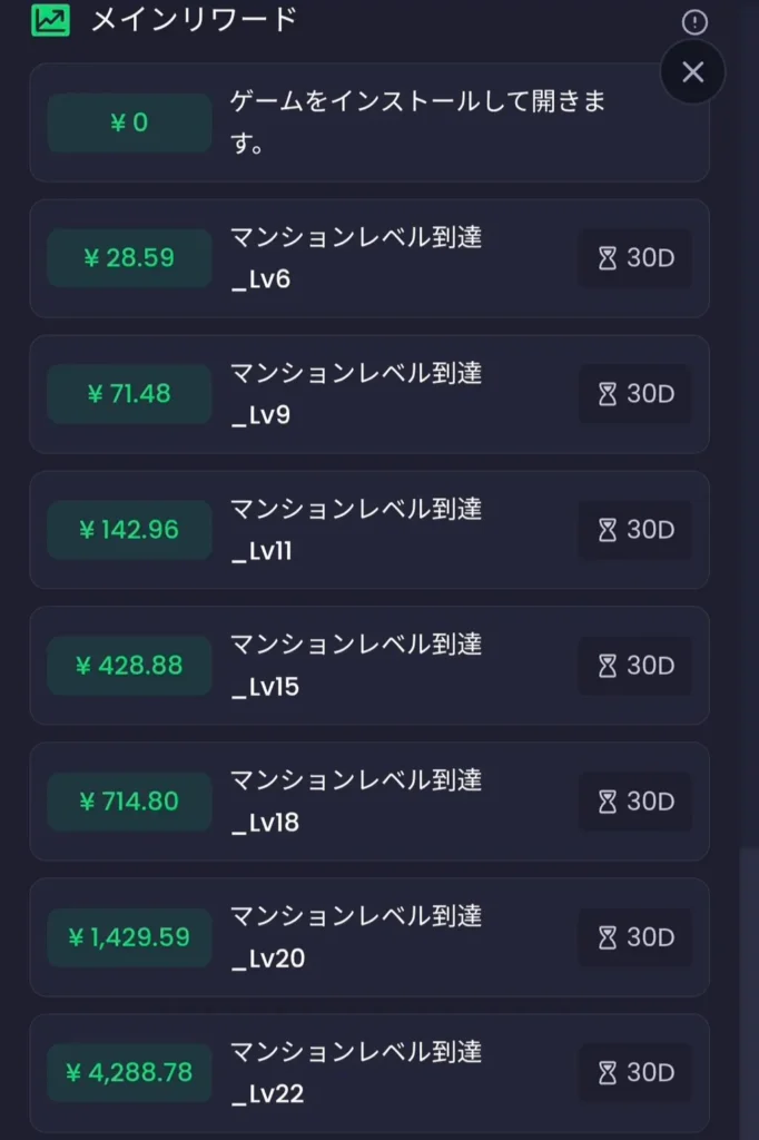 バイオハザード サバイバルユニットの還元率（Freecash）