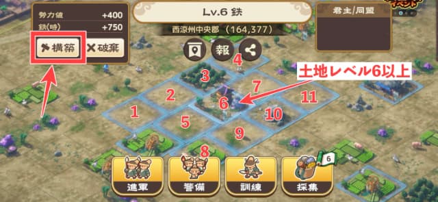 支城の構築方法を図解