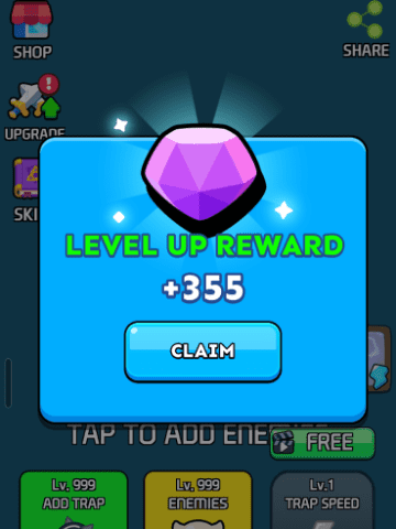 ステージクリアによるダイヤ入手