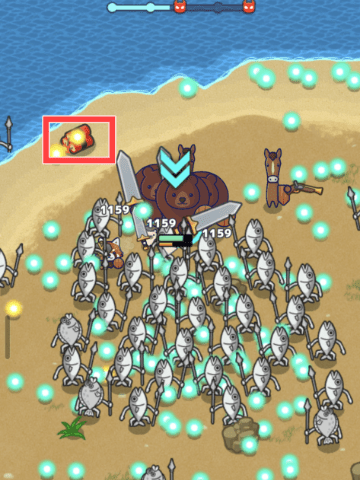 ダイナマイトアイテムを図示