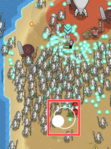 キャラの移動アイコン