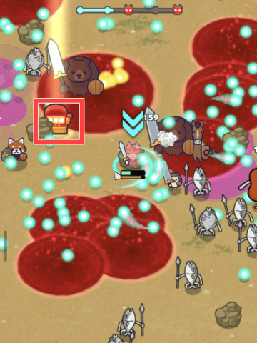 スロットマシンアイテムを図示