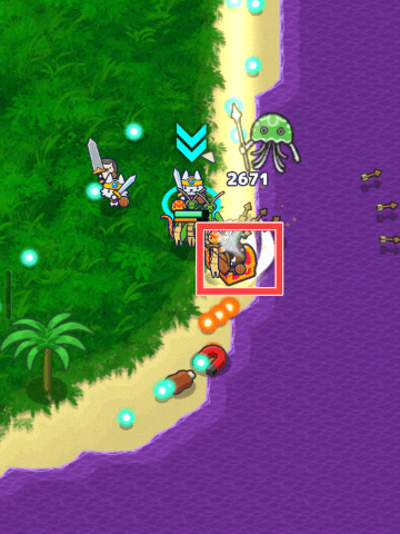 宝箱アイテムを図示