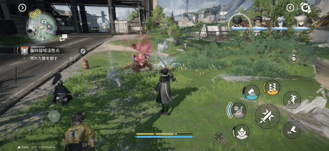 アークナイツ：エンドフィールドのゲーム画面