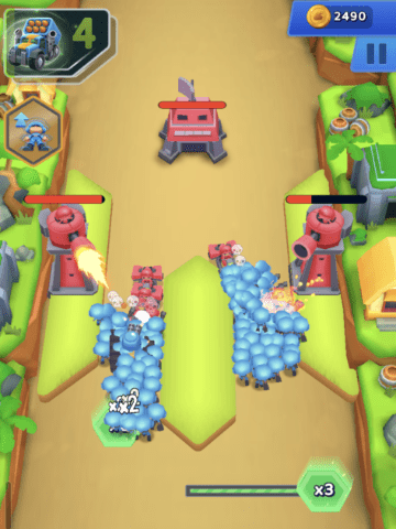 Grunt Rushのステージプレイ