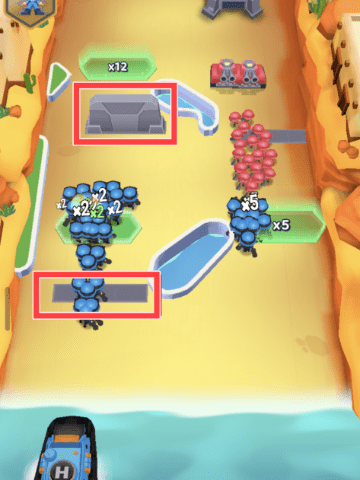 ステージの上下する壁